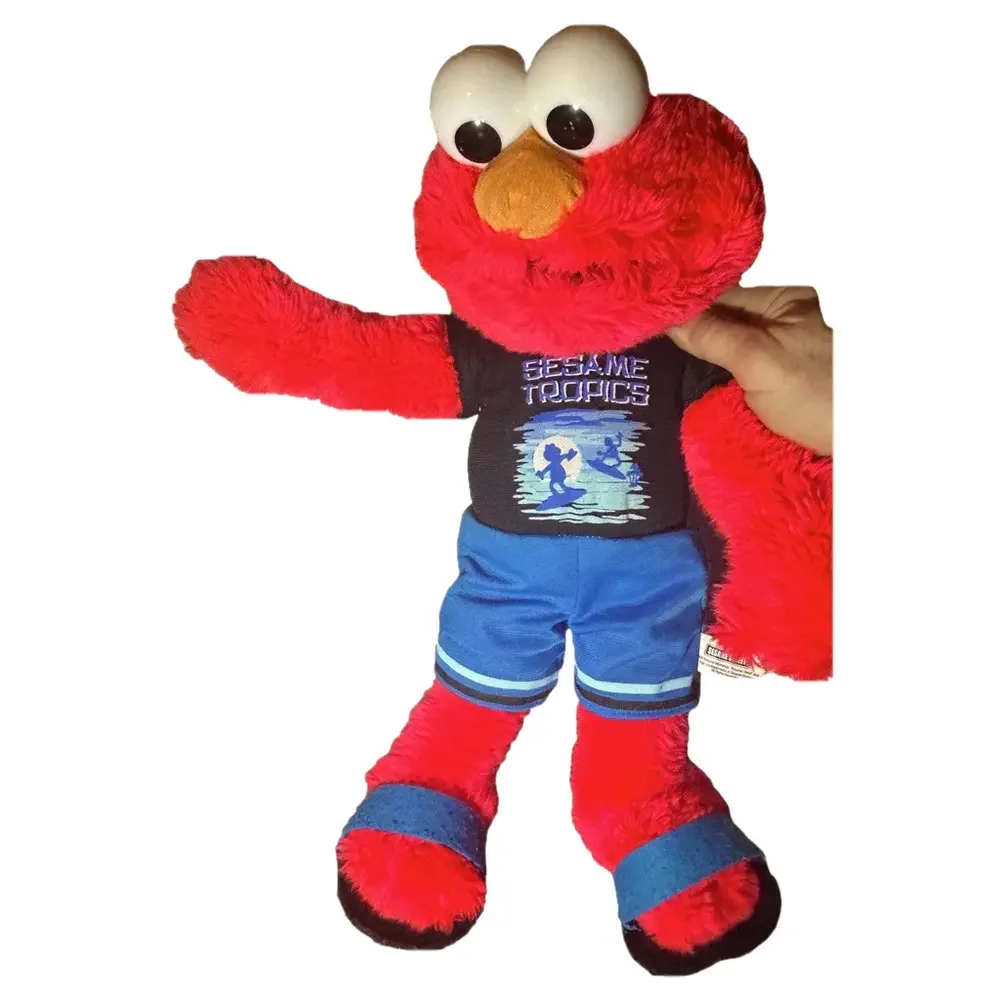 SESAME STREET TROPICS ELMO Plush Doll Large 24